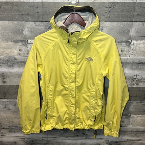 The North Face Jackets & Coats The North Face Yellow Hyvent 25l Rain Jacket Womens Small